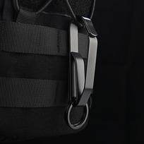 Molle juostos sagtys nerūdijančio plieno juosmens kabantys automobilio rakto sagties rakto segtukas diržo sagtis lauko sagtis raktų pakabuko krepšio dirželio įrankis
