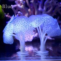 Sagit akvariumas, žuvis, bakas, fluorescencinis, minkštas, silicio dioksidas, gelis, koralas One Size geltona