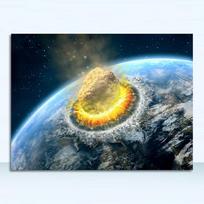 Prins Universe Žemės meteorito sienų nuotraukos, skirtos svetainės dekoravimui Galaxy Stars Astronautas Planet Hole Kosmoso plakatai ir 21x30 No Frame