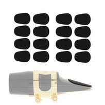 16 vnt/stal. Standartinės 0,8 mm silikoninio saksofono kandiklio pagalvėlės, skirtos Alto tenoriniam saksofonui / klarnetui, saksofono kandiklio pleistrai