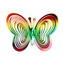 3D drugelis paukščių atbaidiklis, vėjo varpeliai, kabantys papuošimai, šviesą atspindintis gąsdinimo kabantis ornamentas lauko sodo dekoras Butterfly įvairiaspalvis