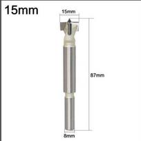 1vnt 15–60 mm „Forstner“ antgaliai Medienos apdirbimo įrankiai Kiauryminio pjūklo pjovimo vyriai Gręžimo antgaliai Apvalaus koto volframo karbido pjaustytuvas 15mm pilka