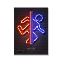 Žaidėjų neoninių plakatų spausdinimas Vintage garso juosta, gitara, neoninė siena 21cm×30cm NoFrame