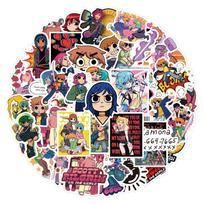 10/50 vnt Mieli Scott Pilgrim lipdukai Estetiški grafiti lipdukai, skirti pasidaryk pats bagažui nešiojamajam riedlentės dviračio lipdukai 10pcs