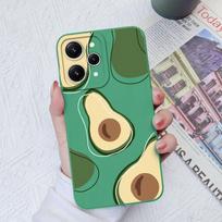Skirtas Xiaomi Redmi A1+ A2 Plus K30 K40 K50 K60 9C 10C 12C Telefono dėklo dangtelis Fashion Avocado Matinis smūgiams atsparus skystas minkštas silikonas, skirtas Redmi buferiams Redmi 12 4G gray