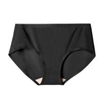 Modal Traceless One Piece Underwear Antibacterial Silk Smooth Underwear Breathable Women's Underwear XL beige