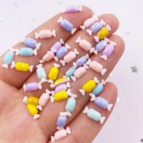 100 vnt Dervos Kawaii Spalvoti Mini Mieli Saldainiai Meniniai Nagai Plokšti Kalnų krištolinio Aplikacijos Pasidaryk pats iškarpų albumo dekoro priedai Amatai