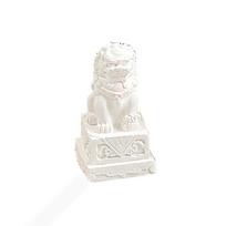 7 cm Akmeninis Liūtas Cementinis Stalinis Papuošimas Sargas Mažas Liūto Papuošimas 1pcs (without bouquet) balta