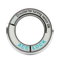 Automobilio šviečiančio uždegimo jungiklio apskritimo rakto angos dangtelio apdaila, skirta Cruze red blue silver