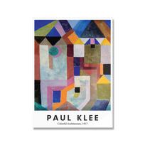 Paul Klee drobės tapybos parodos stiliai Sienos menas Modernūs minimalistiniai paveikslų plakatai Spaudiniai svetainei Namų dekoras Be rėmo 21x30cm No Framed