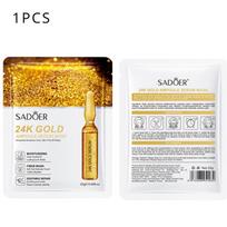 SADEOR 24K aukso ampulės esencijos kaukė drėkinanti kaukė 1pcs