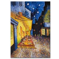 Van Gogho garsus paveikslas „Kavinė naktį“ Meno reprodukcija Spausdinta ant drobės Sienos meno plakatas ir paveikslai namų kambario dekoravimui 21x30cm No Framed