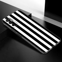 Black White Plaid Zebra telefono dėklas, skirtas Xiaomi Redmi Note 7 8 9 10 Lite 11 11E 11T 12 Pro 11S 4G 10T 5G 8T 9S 10S TPU juodas dangtelis Redmi Note 7(Pro)