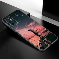Mėnulis Žvaigždės Kosmosas Astronautas Telefono Dėklas Xiaomi Redmi Note 11 10 9 8 Pro 11T 5G 10T 10S 9S 9T 9i 9C 9A 8T Minkštas TPU Juodas Dangtelis Redmi 8