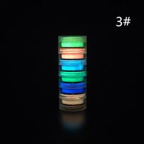 Neoninė pudra nagų blizgučiai pudra Švytinti fluorescencinė švytėjimas tamsoje blue