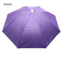 Rain Gear Summer Nauja kūrybinga Sun/Lietus tvirta vėjui atspari Anti-UV skėčių kepurė diameter 55CM red
