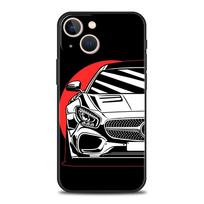 JDM Tokyo drifto sportinis automobilio žibintas, skirtas iPhone 11 12 13 15 14 Pro Max telefono dėklui X XR XS 7 8 Plus SE 2020 prabangus minkštas dangtelis Funda iPhone 11Pro Max