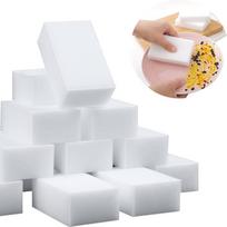 Magic Melamine Sponge Cleaner – didelio tankio, universalus valymo įrankis 50-pack balta