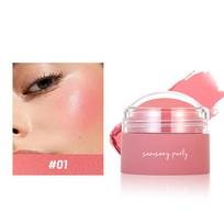 Soft Blush Cream Vienos spalvos skaistalų paletė Lūpų ir skruostų Daugiafunkcis persikų oranžinis skaistalai Rouge Nude Natūralus veido makiažas Kosmetika 01