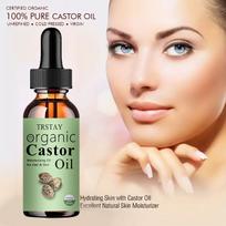 Blakstienų ir antakių augimo aliejus Antakių eteriniai aliejai Essence Anti Alopecia Ricinos aliejus ekologiškas 100 % grynas 5ml