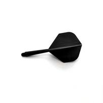 1/6Pcs Professional Dart Flights 2Ba Screw Soft In-One Integrated Dart Flights And Shafts Lt02 70mm black