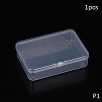Skaidrios plastikinės dėžutės Kortų laikiklis PP laikymo dėklas Pakavimas Pokerio žaidimo kortų dėžutė Stalo žaidimų kortų organizatoriai 1PCS