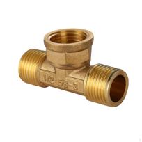 Tee vamzdis jungtis žalvaris 3 krypčių namų pakeitimas lengva įdiegti žarna vanduo Style C