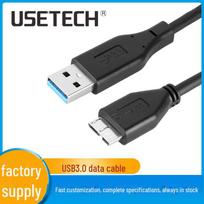 40 cm USB 3.0 duomenų kabelis mobiliajam kietajam diskui ir kompiuteriui 40cm juoda