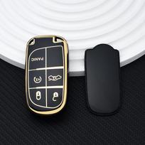 Jeep Renegade Compass Grand Cherokee Chrysler 300C Wrangler Dodge Automobilio Raktelio Dėklas Pakabukas Automobilio Aksesuarai Raktų Pakabukas juoda