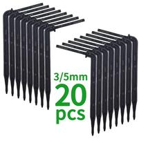 „Bend Arrow Dripper“ mikrolašelinio laistymo komplektas, skirtas sodo laistymui su 3/5 mm žarna, taupantis mikrolašelinį šiltnamį 20pcs