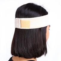 1pcs  Flexible Fashion Velvet Wig Grip Hair Band Headband Accessery Beige smėlis