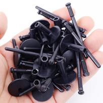 Automobilio ratlankio lanko plastikiniai praplėtimo kniedės Bamperio spaustukas Universalūs automobilių tvirtinimo elementai Laikiklis Stumiamasis kaištis 10PCS gray