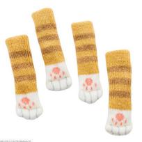 16Pcs Chair Covers Cat Paw Chair Covers Chair Leg Covers Cute Cat Foot Shaped Furniture Feet Covers