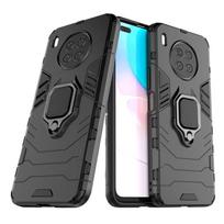 For Huawei Honor 50 Lite Back Cover Phone Case Shockproof Armor Anti-Fall Metal Ring Holder Magnetic Protect Funda Coque Cases CHINA&For Honor 50 juoda