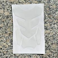 Skaidrus Motociklo Kuro Bakelio Lipdukas Žuvies Kaulo Tipo Storas Vandeniui Atsparus Lipdukas Patvarus Emblema Motociklininkams 01#