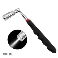 1 vnt. teleskopinis paėmėjas su LED šviesa, magnetinis siurbimo strypas, siurbimo geležies strypas0, metalinių dalių magnetinis siurbimo įrankis, teleskopinis paėmėjas black