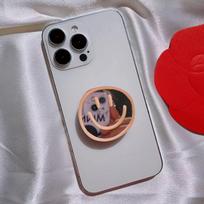 Sulankstomas telefono stovas su šypsenėle ir veidrodėliu Airbag stand