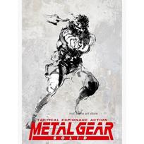 Metal Gear Solid serijos meno plakatas - Drobės atspaudas sienų dekorui žaidimų entuziastams 21cm×30cm NoFrame