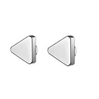 Formos magnetas Vyrams Moterims Klipsai be auskarų Smooth Steel 1Pair