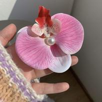 Korėjietiškas saldus orchidėjų plaukų segtukas moterims, dirbtinių gėlių plaukų segtukai, plaukų segtukai, vestuvių vakarėlio galvos apdangalai, aksesuarai, dovanos