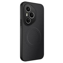 for Magsafe Magnetic Case for Honor 400 Pro Matte Carbon Fiber Texture Shockproof Wireless Charging Cover Honor 400Pro 400 Lite Honor 400 (Global) juoda