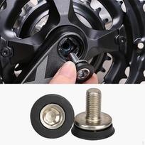 2 šešiakampiai švaistiklio tvirtinimo varžtai, priedai kalniniams ir plento dviračiams, apatinio laikiklio varžtai 2.2cmx2cm_Stainless Steel gray