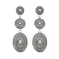 1 Pair Bohemia Style Drop Earrings Tassel Design Lightweight Stud Earrings Urban Charm Earrings Jewelry Gift sidabras