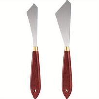 2 vnt. tapybos peilių rinkinys, tapybos maišymo grandiklis, nerūdijančio plieno paletės peilis, tapybos meno mentelė su medine rankena, tapyba 2pcs