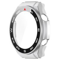 Pilnas dangtelis grūdinto stiklo dėklas Skirta Huawei Watch Ultimate Išmaniojo laikrodžio ekrano apsauga Skirta Huawei Watch Ultimate laikrodžio dėklas For Watch Ultimate sidabras