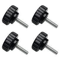 4 vnt. 6 mm nykščio varžtas rankenėlė Pakeitimas Pramoniniai varžtai Ergonomiška rankenėlė Apvalios galvos rankena Rankinis varžtas Rievėta rankena 20