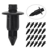 20 vnt. plastikiniai kniedės spaustukai dviračio apdailai For & For Suzuki black