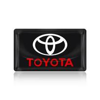 Automobilio stiliaus 3D epoksidiniai automobilio vairo prietaisų skydelio dekoravimo lipdukai Toyota Chr Corolla Yaris Rav4 E150 E120 Land Cruiser
