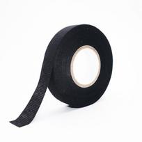 Velvet Wire Harness Tape: Heat and Wear Resistant, Noise-Reducing, High Adhesive, Easy-Tear, Black. Black Harness Tape; 9mm x 10m