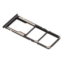 Replacement Sim Card Tray Memory Card Slot Holder with Eject Pin Brush for Xiaomi Redmi Note 9 Grey pilka